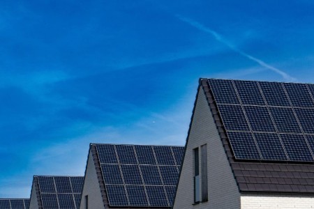 Solar panels on homes