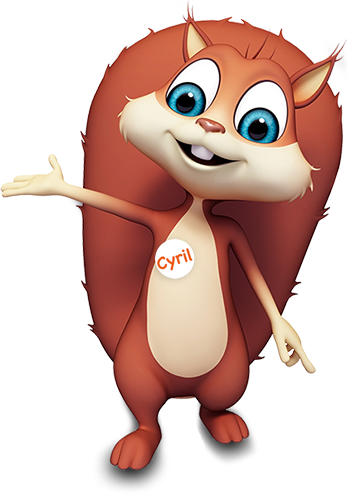 Cyril the Squirrel, Cosy Homes mascot