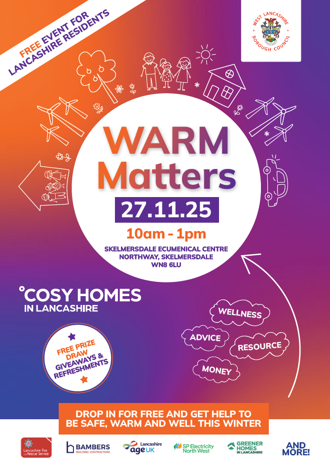 WARM Matters West Lancs A4 Poster