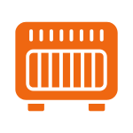 Orange High Heat Retention Storage Heaters FAQ Icons