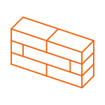 orange internal Wall Insulation FAQs Icon