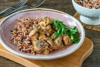 Mushroom Stroganoff